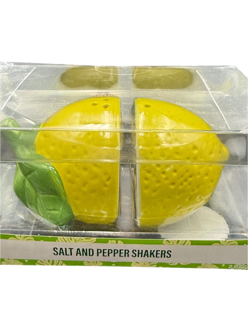 Yellow Lemon Salt and Pepper Shaker Set by